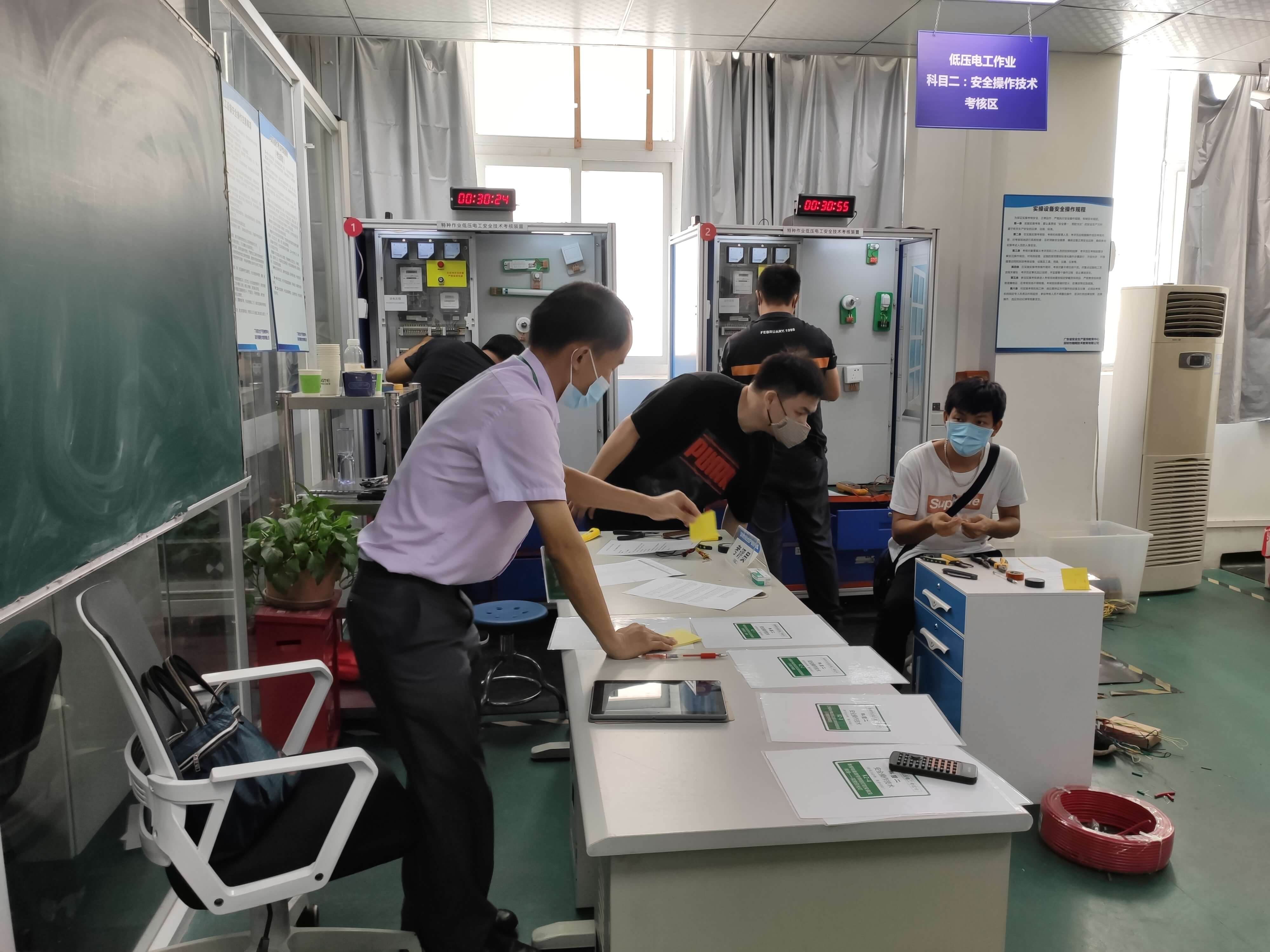 2020年深圳市特种作业小安电力初训实操考试顺利开展